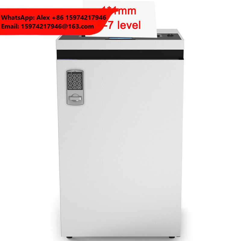 Paper Shredder Micro - トップセキュリティP-7レベル13枚細断機スーパーマイクロカット1×1mm業務用ヘビーデューティー80リットルペーパーシュレッダー
