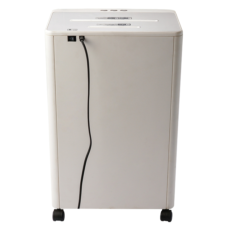 Paper Shredder Micro - 9枚同時細断可能なマイクロカット電動シュレッダー、カード・CD細断機能付き、P5セキュリティ、静音動作、22Lビン、2m/分