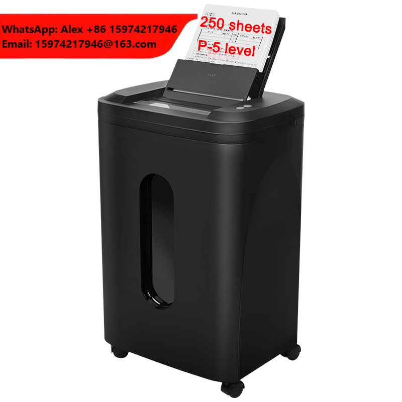 Paper Shredder Micro - COMET 業務用大型シュレッダー 250枚処理 30分連続自動供給 マイクロカット P-5