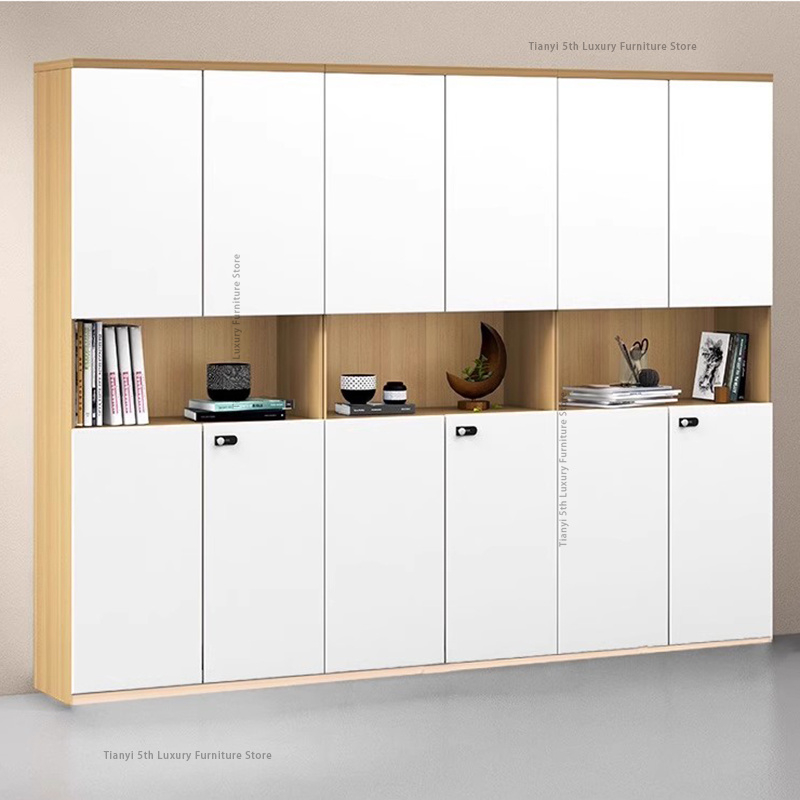モダンな無垢材オフィスファイルキャビネット本棚収納背景背の高 - Home Office Background のレビューと価格