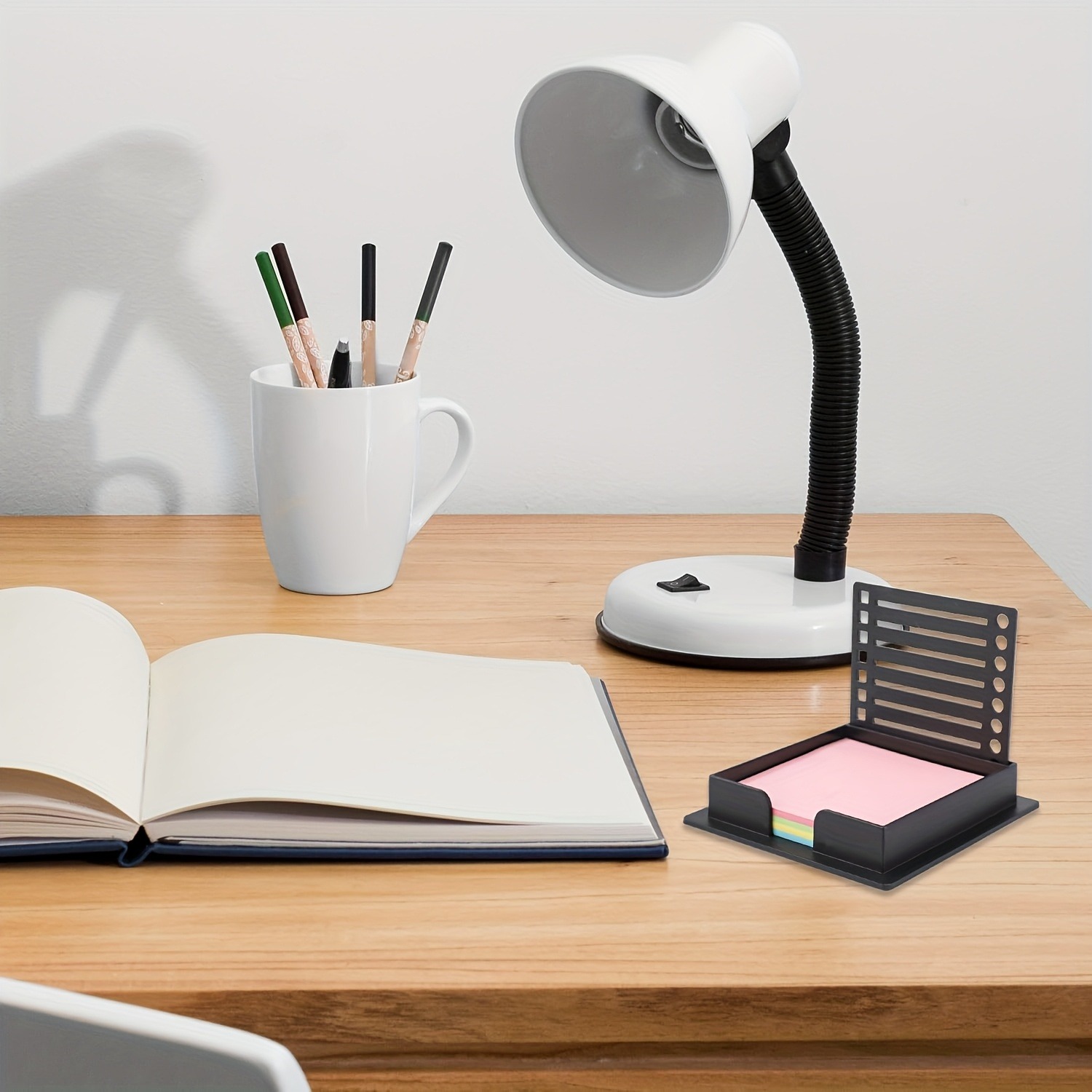 [付箋ホルダー] ステンシル付き付箋ホルダー、オフィス、勉強 - Sticky Note Dispenser のレビューと価格