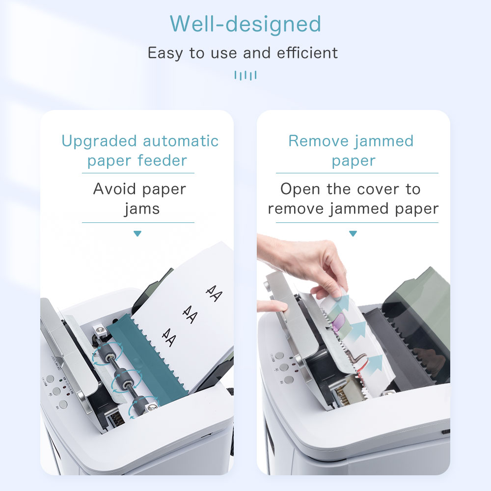 自動P5セキュリティ25Lマイクロカット150枚自動送りヘビ - Paper Shredder Micro のレビューと価格