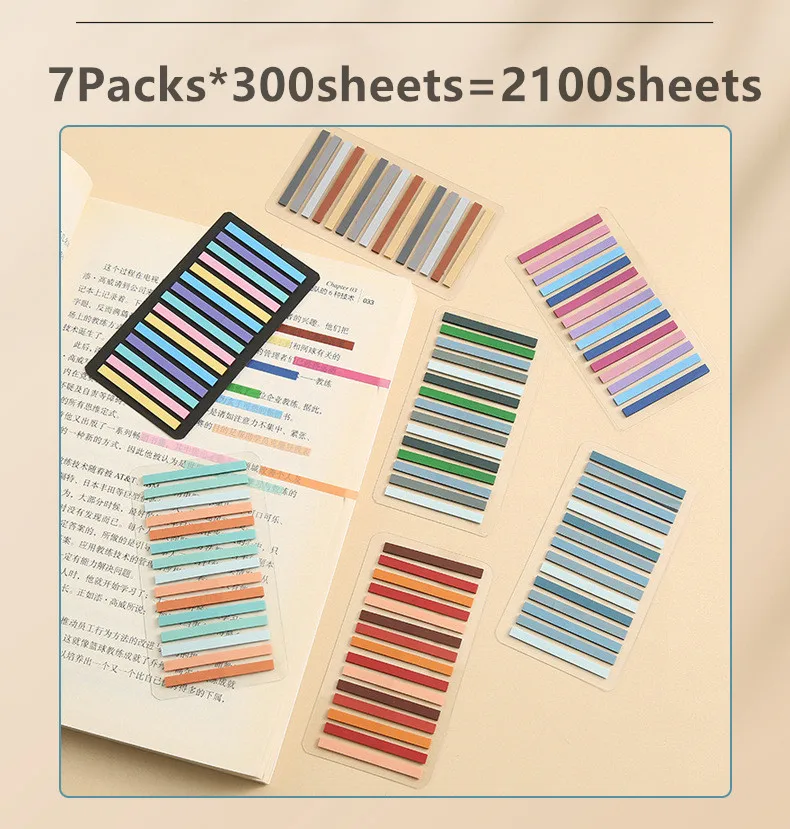 2100 枚 Transparentes 付箋自己粘着注釈読 - Sticky Note Dispenser のレビューと価格