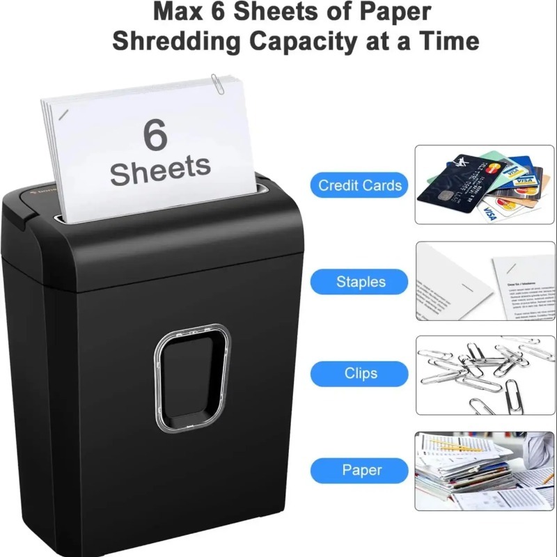 Bonsaii 6枚用マイクロカットシュレッダー、P-4高セ - Paper Shredder Micro のレビューと価格