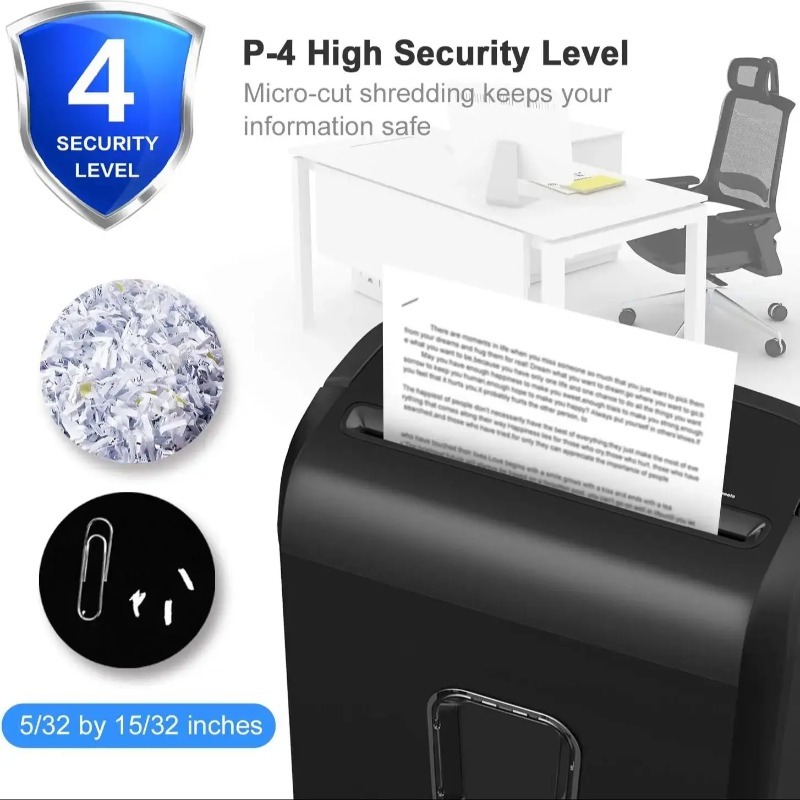 Bonsaii 6枚用マイクロカットシュレッダー、P-4高セ - Paper Shredder Micro のレビューと価格