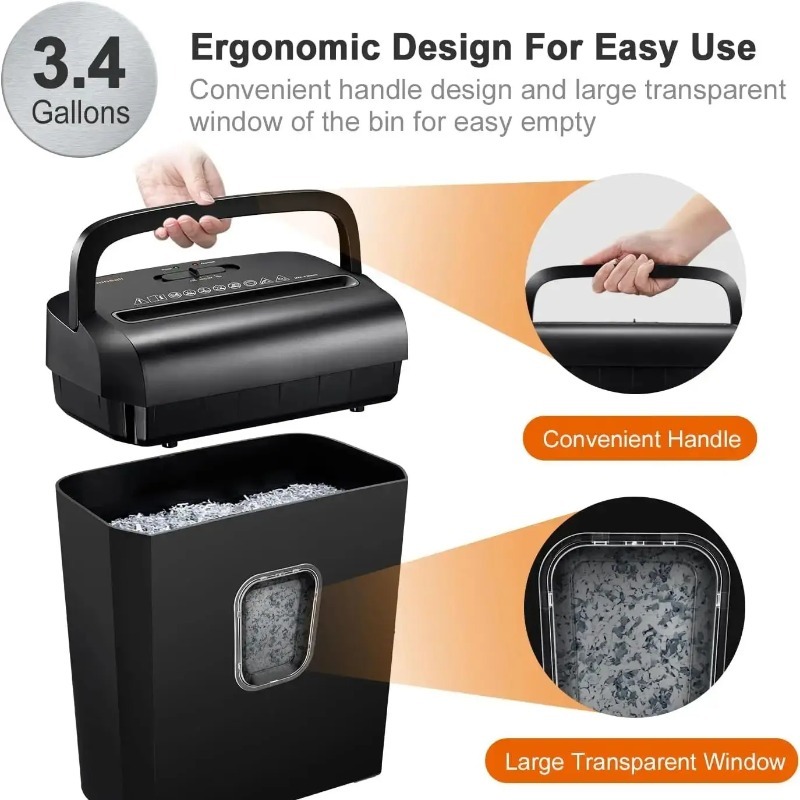 Bonsaii 6枚用マイクロカットシュレッダー、P-4高セ - Paper Shredder Micro のレビューと価格