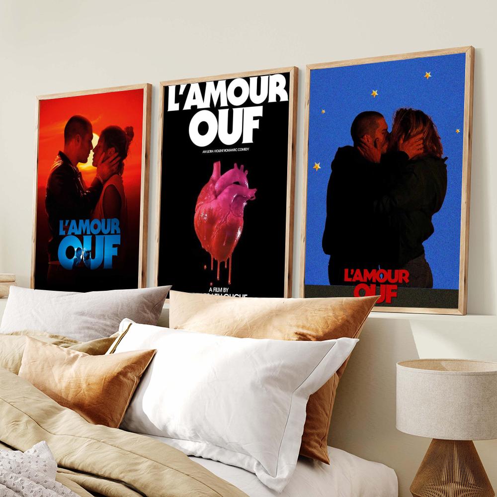 フランスのロマンス映画 L-Lamour Ouf ポスター  - Home Office Romance のレビューと価格