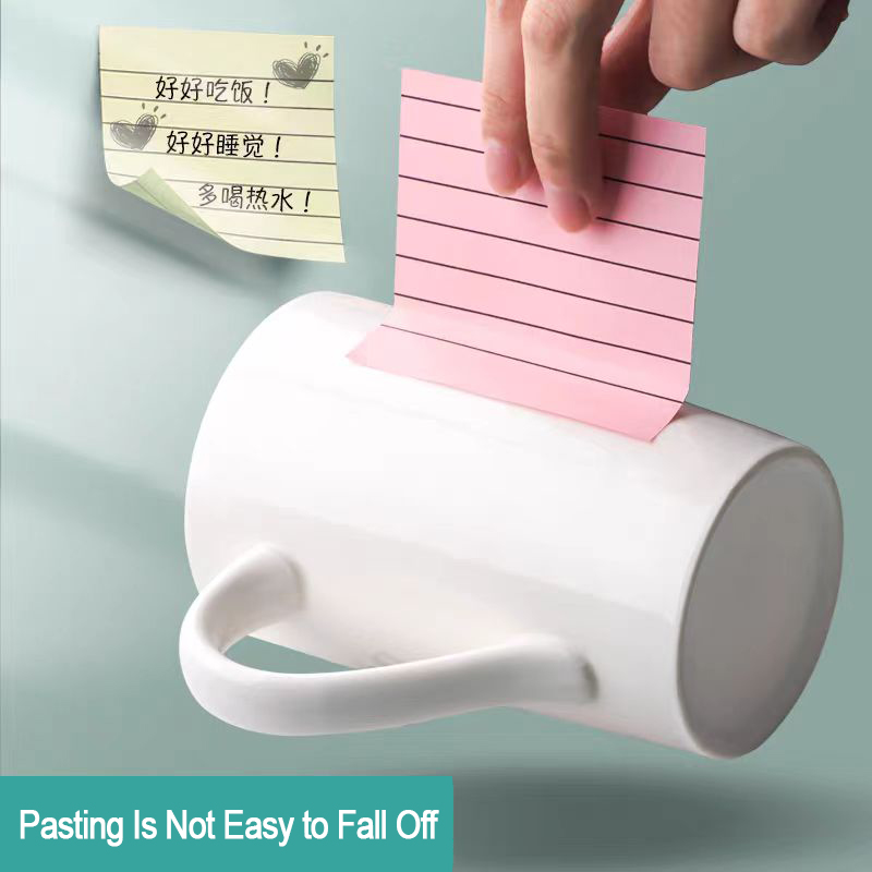 200 枚ライン付箋 4 色ポータブル学生ノートマーカー書き - Sticky Note Dispenser のレビューと価格