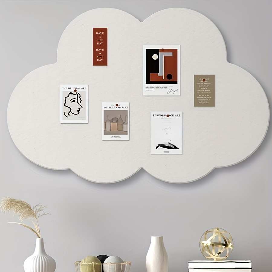 雲形のフェルトボード装飾ピンボードアートワークディスプレイボ - Home Office Background のレビューと価格