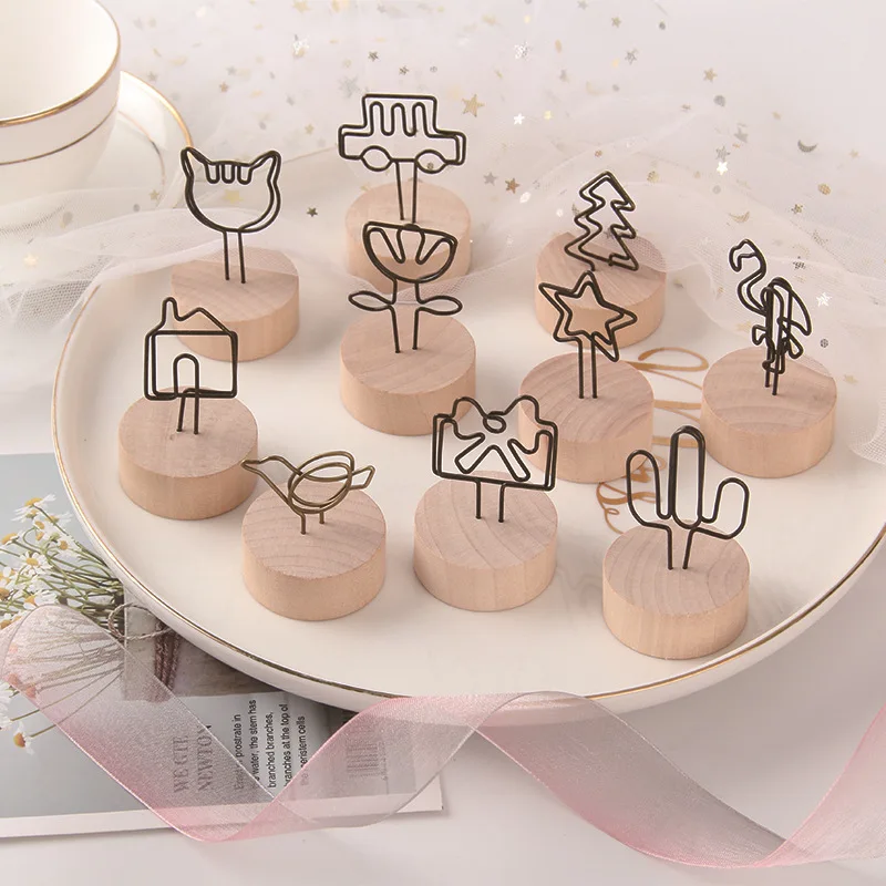 レトロログノートクリップ、シンプルでかわいいフォトクリップ、 - Sticky Note Dispenser のレビューと価格